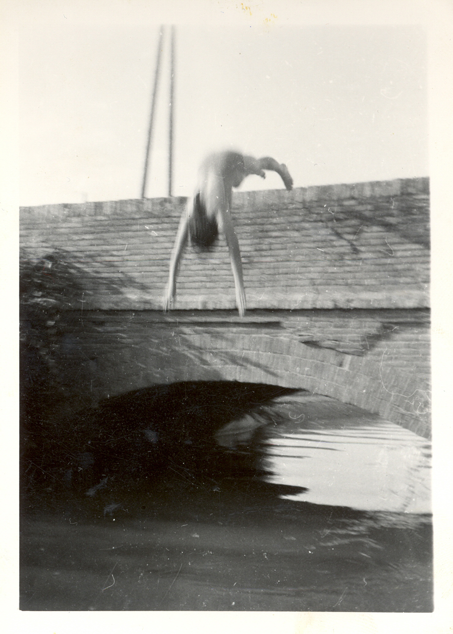 Yunquera. Baño en el puente de La Barra. Hacia 1965-4