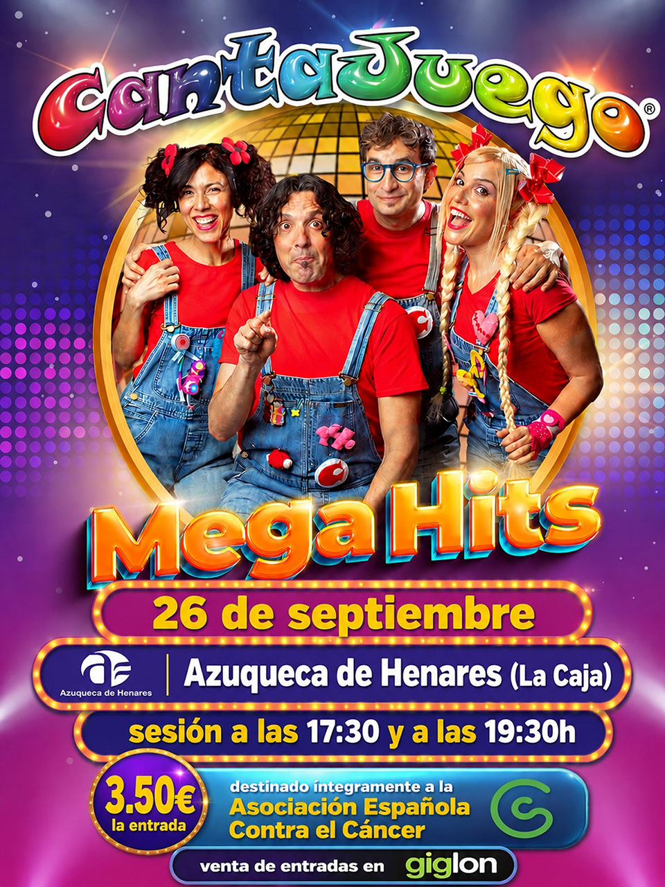 El espectáculo infantil CantaJuego llega a La Caja este sábado dentro de las fiestas de Azuqueca El espectáculo infantil CantaJuego llega a La Caja este sábado dentro de las fiestas de Azuqueca