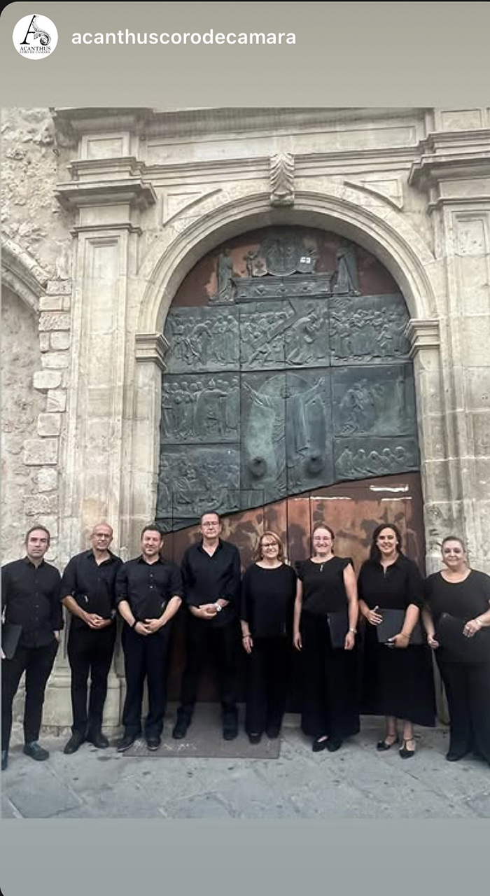 Acanthus Coro de Cámara estrena en la Catedral de Cuenca ‘Música de las Esferas’ con una pieza exclusiva cedida desde el Vaticano Acanthus Coro de Cámara estrena en la Catedral de Cuenca ‘Música de las Esferas’ con una pieza exclusiva cedida desde el Vaticano