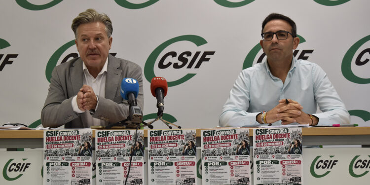 CSIF llama a la huelga educativa en Castilla-La Mancha el próximo 9 de diciembre ante la falta de avances en las condiciones del profesorado CSIF llama a la huelga educativa en Castilla-La Mancha el próximo 9 de diciembre ante la falta de avances en las condiciones del profesorado