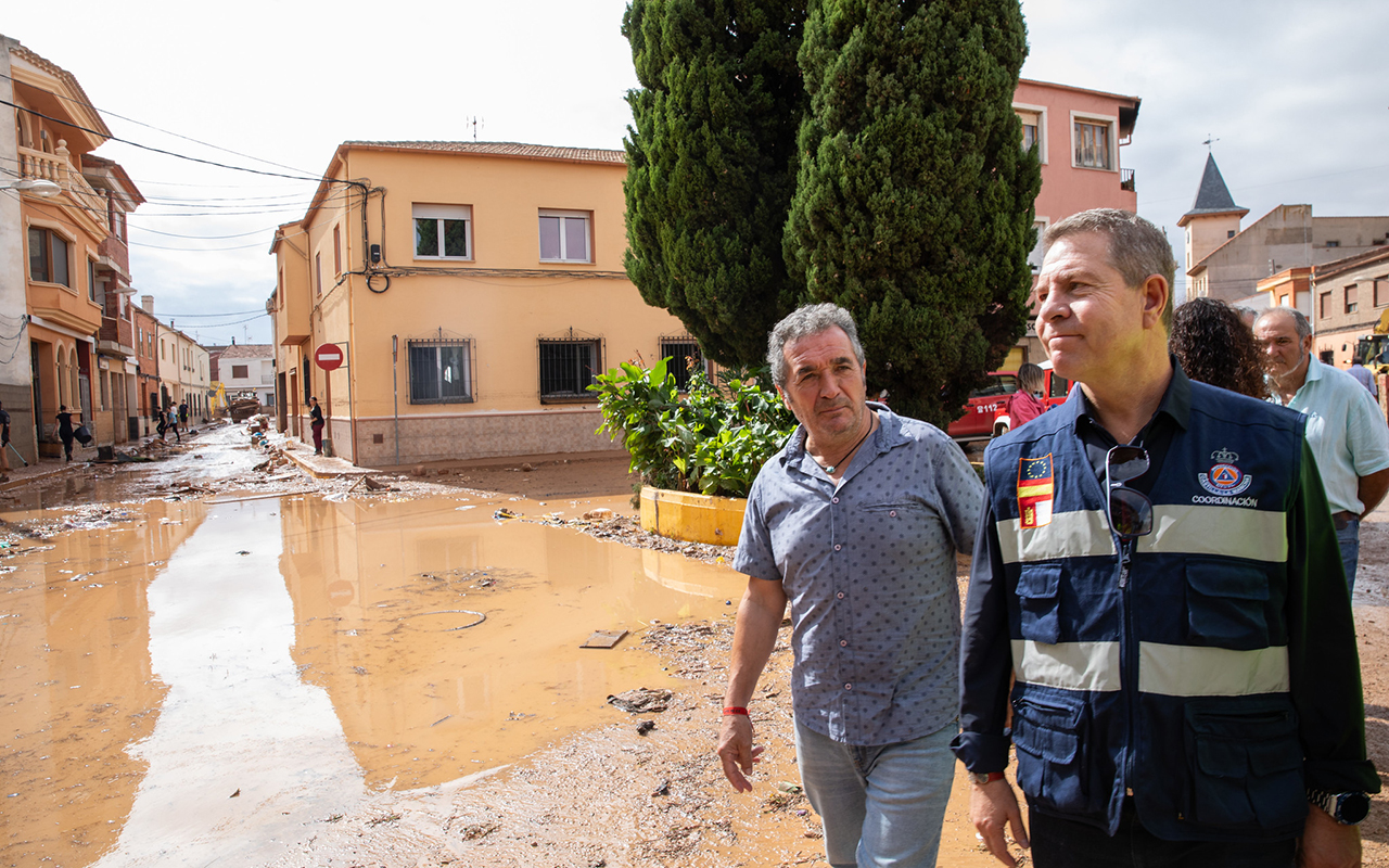 Castilla-La Mancha pedirá la declaración de zona catastrófica para Madrigueras tras las graves inundaciones Castilla-La Mancha pedirá la declaración de zona catastrófica para Madrigueras tras las graves inundaciones