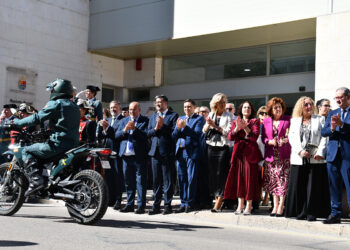 Cuenca rinde homenaje a los más de 820 guardias civiles que custodian la provincia en el día de su patrona