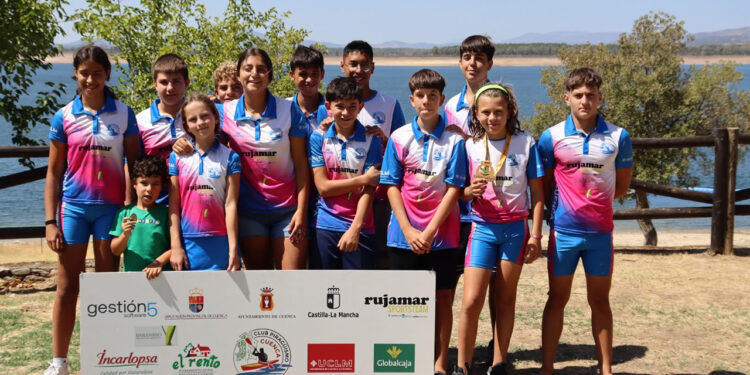 El Club Piragüismo Cuenca conquista el tercer puesto en la VI Liga Centro de Aguas Tranquilas