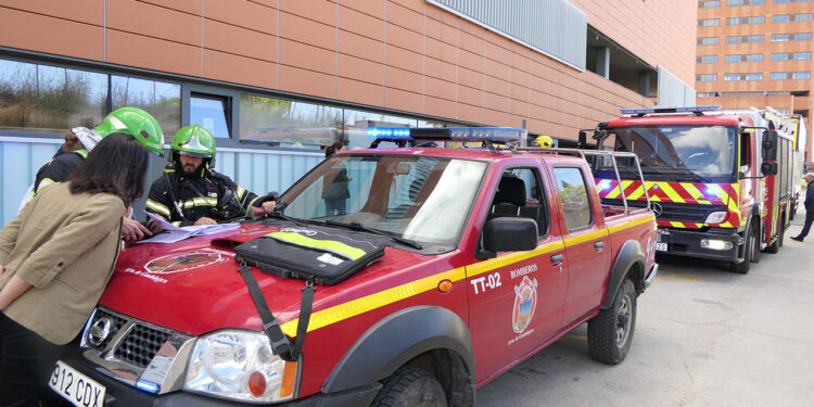 El Hospital de Guadalajara pone a prueba su plan de emergencias con un simulacro de incendio en el edificio de ampliación El Hospital de Guadalajara pone a prueba su plan de emergencias con un simulacro de incendio en el edificio de ampliación