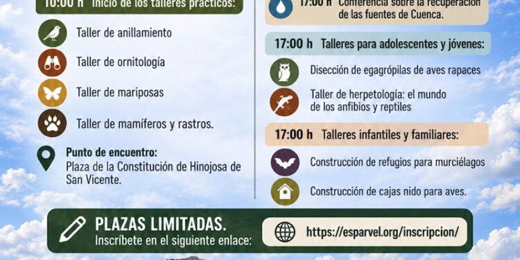 El rescate de fuentes y manantiales tradicionales de Cuenca protagoniza las Jornadas Naturalistas de Esparvel El rescate de fuentes y manantiales tradicionales de Cuenca protagoniza las Jornadas Naturalistas de Esparvel
