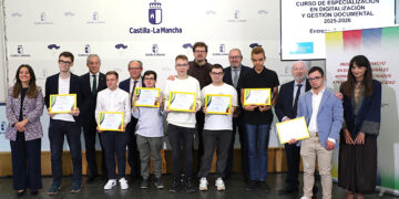 Formación y empleo para jóvenes con discapacidad intelectual: Fundación Eurocaja Rural, JCCM y CIEES clausuran una nueva edición de su curso de digitalización