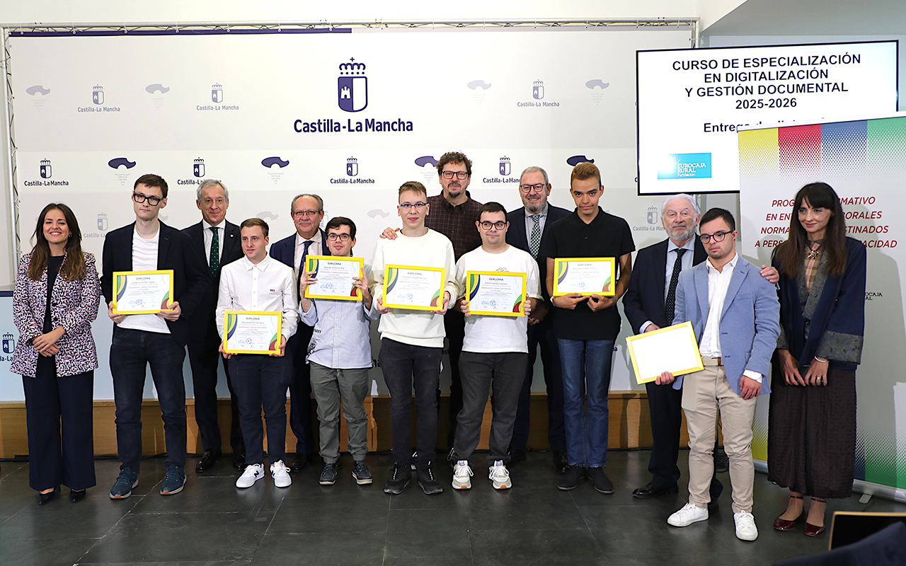 Formación y empleo para jóvenes con discapacidad intelectual: Fundación Eurocaja Rural, JCCM y CIEES clausuran una nueva edición de su curso de digitalización Formación y empleo para jóvenes con discapacidad intelectual: Fundación Eurocaja Rural, JCCM y CIEES clausuran una nueva edición de su curso de digitalización