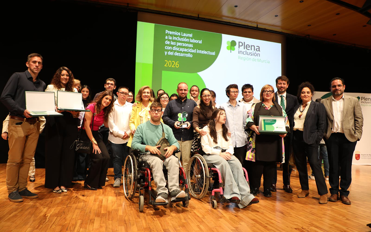 Fundación Eurocaja Rural, distinguida en los Premios Laurel 2026 de Plena Inclusión Murcia Fundación Eurocaja Rural, distinguida en los Premios Laurel 2026 de Plena Inclusión Murcia