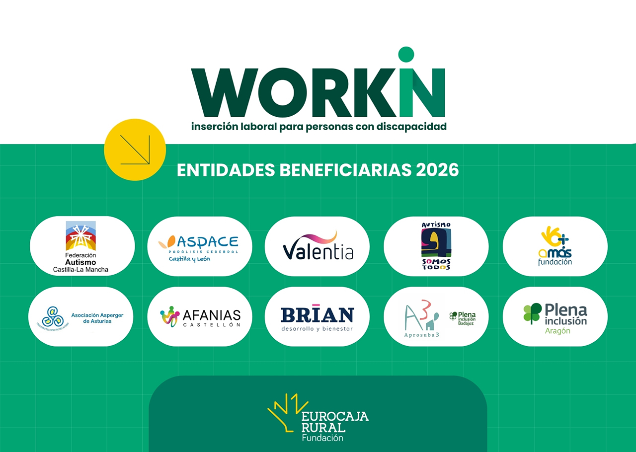 Fundación Eurocaja Rural impulsa diez proyectos que abren nuevas oportunidades laborales a personas con discapacidad Fundación Eurocaja Rural impulsa diez proyectos que abren nuevas oportunidades laborales a personas con discapacidad