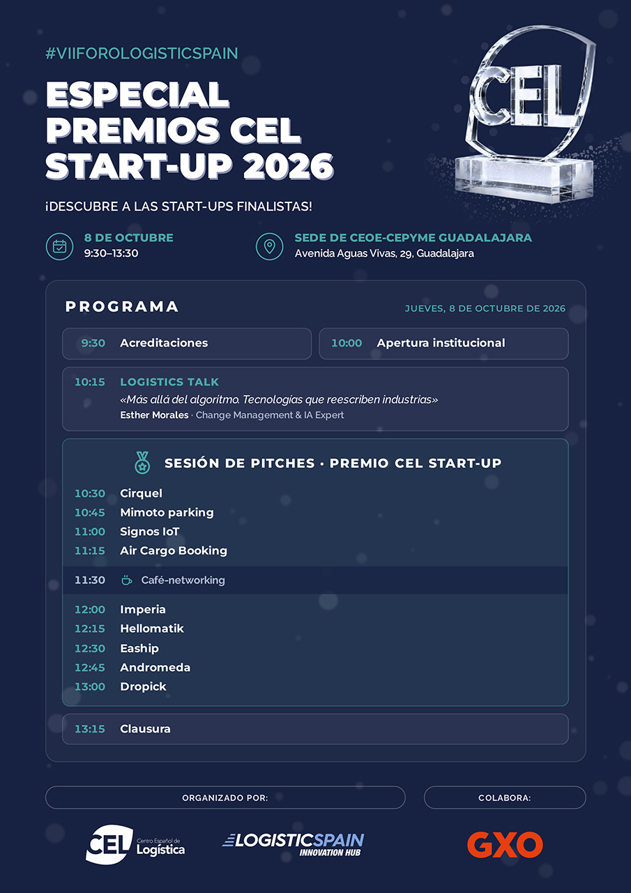 Guadalajara reunirá a las start-ups más innovadoras de la logística y el transporte Guadalajara reunirá a las start-ups más innovadoras de la logística y el transporte
