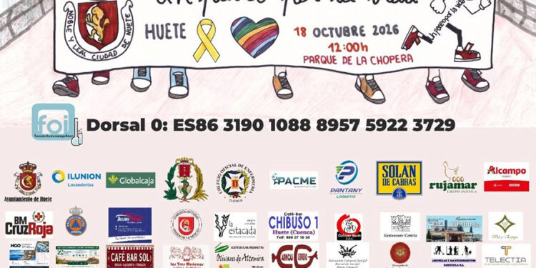 Huete se moviliza contra el cáncer infantil con su marcha solidaria Huete se moviliza contra el cáncer infantil con su marcha solidaria