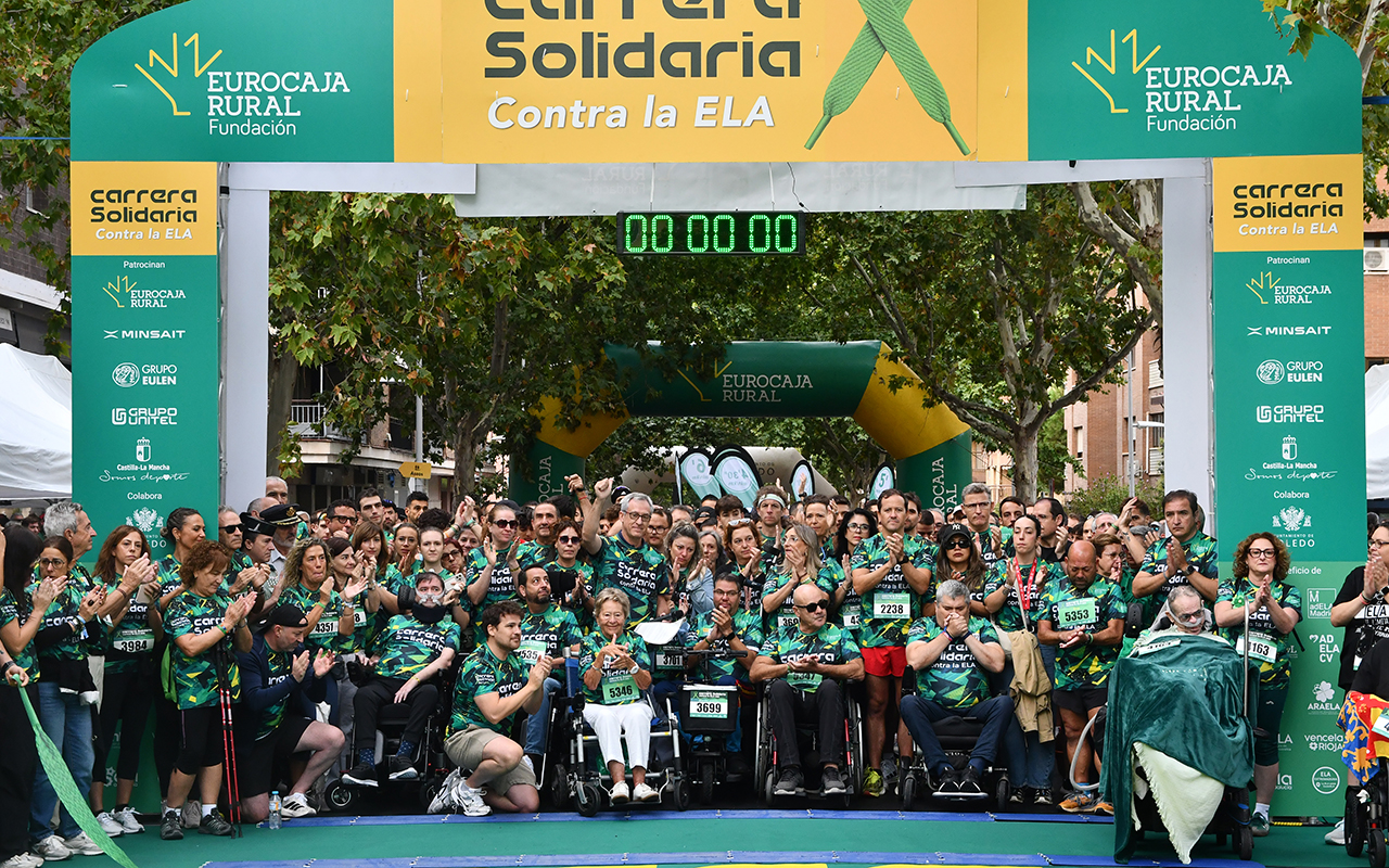 La Carrera Solidaria contra la ELA de Fundación Eurocaja Rural alcanza un nuevo récord de apoyo social superando las 6.700 inscripciones