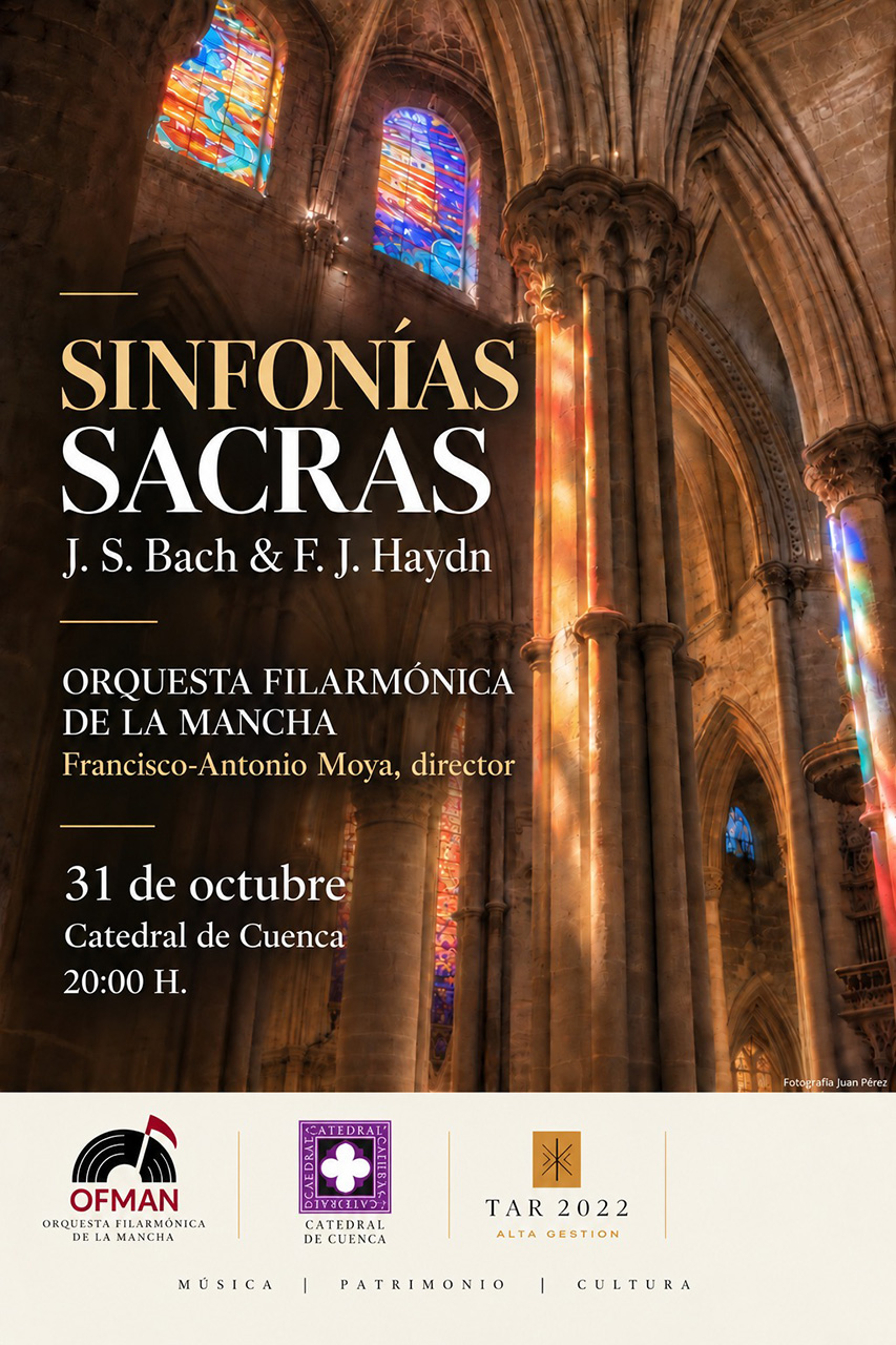 La Catedral de Cuenca programa dos conciertos de música sacra con piezas de Bach, Haydn y el coro Acanthus para Todos los Santos La Catedral de Cuenca programa dos conciertos de música sacra con piezas de Bach, Haydn y el coro Acanthus para Todos los Santos