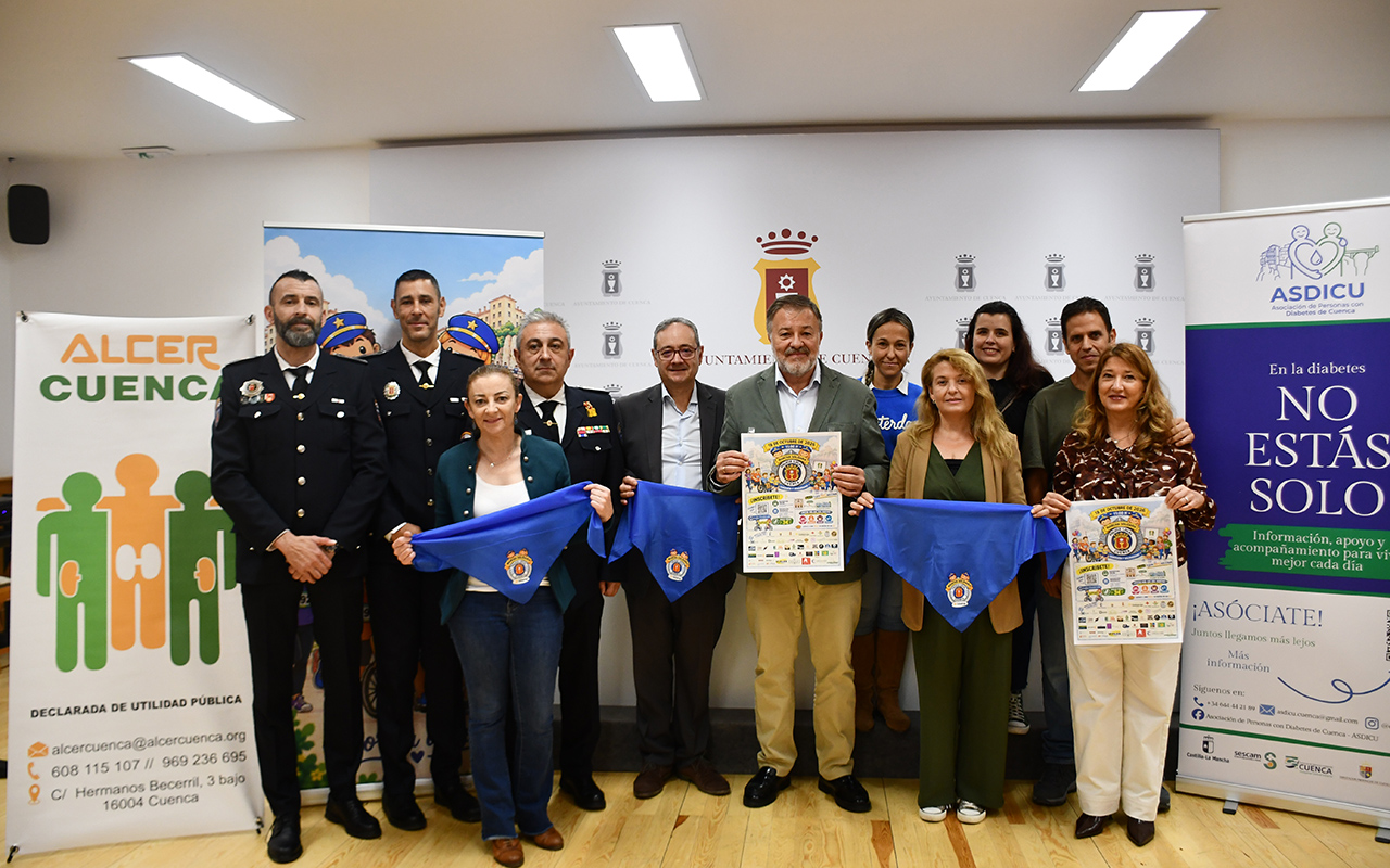 La I Marcha Solidaria de Policía Local de Cuenca se celebrará el 18 de octubre y destinará su recaudación a Asdicu y Alcer Cuenca La I Marcha Solidaria de Policía Local de Cuenca se celebrará el 18 de octubre y destinará su recaudación a Asdicu y Alcer Cuenca