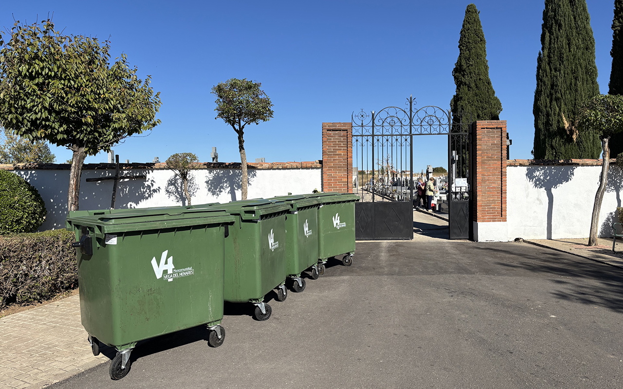 La Mancomunidad Vega del Henares se prepara para Todos los Santos y Halloween con un refuerzo especial de la recogida de residuos La Mancomunidad Vega del Henares se prepara para Todos los Santos y Halloween con un refuerzo especial de la recogida de residuos