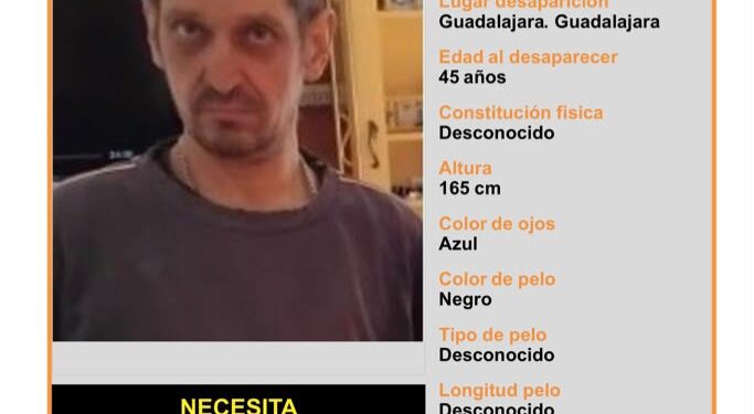 La Policía Nacional pide ayuda ciudadana para localizar en Guadalajara a Ioan B., un hombre de 45 años que necesita medicación La Policía Nacional pide ayuda ciudadana para localizar en Guadalajara a Ioan B., un hombre de 45 años que necesita medicación