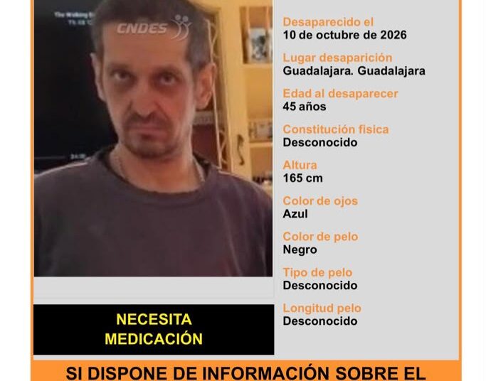 Localizado en Alcalá de Henares el hombre de 45 años desaparecido en Guadalajara que requería medicación