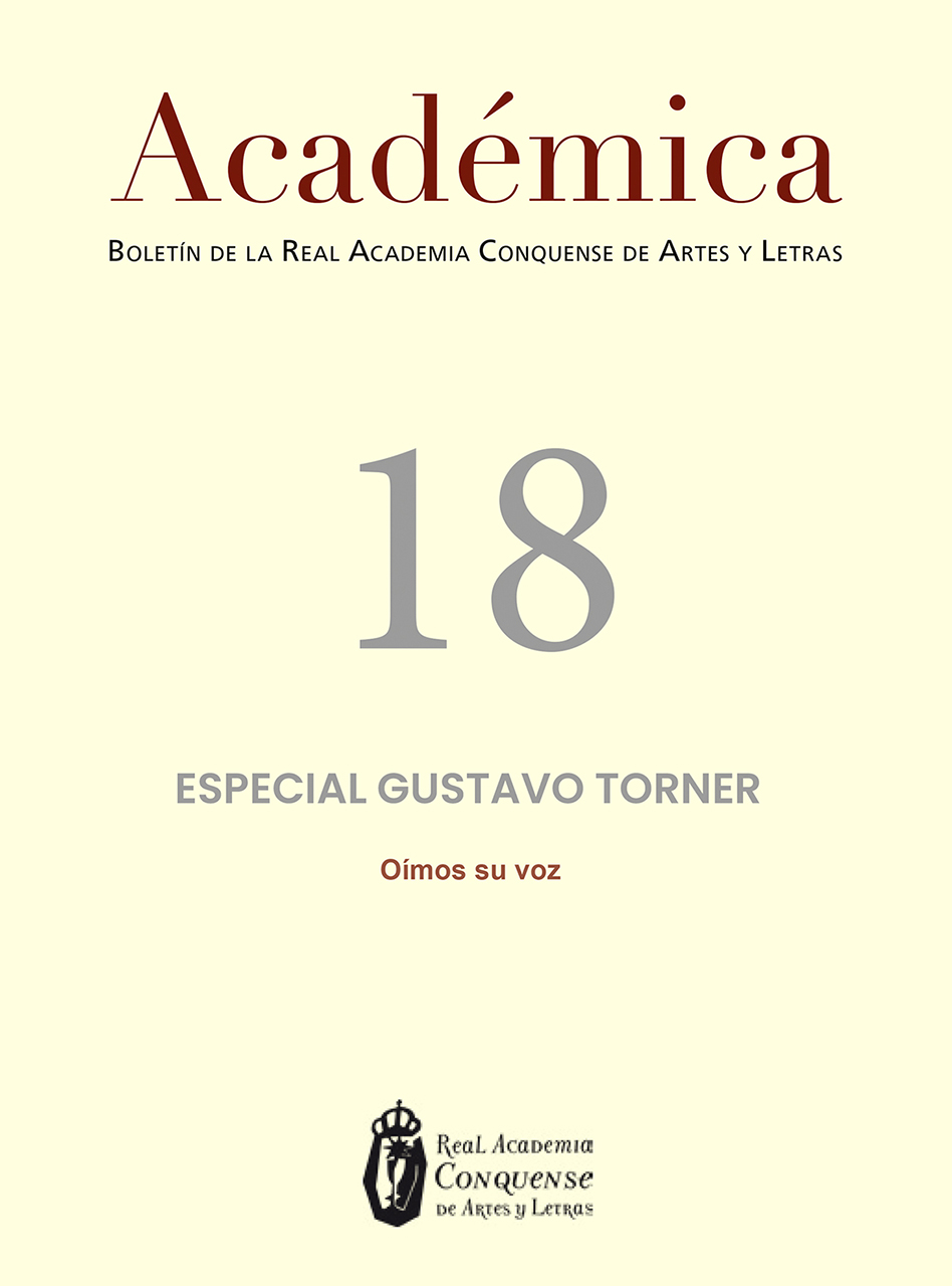 La RACAL homenajea a Gustavo Torner con una edición especial de su revista Académica en Cuenca La RACAL homenajea a Gustavo Torner con una edición especial de su revista Académica en Cuenca