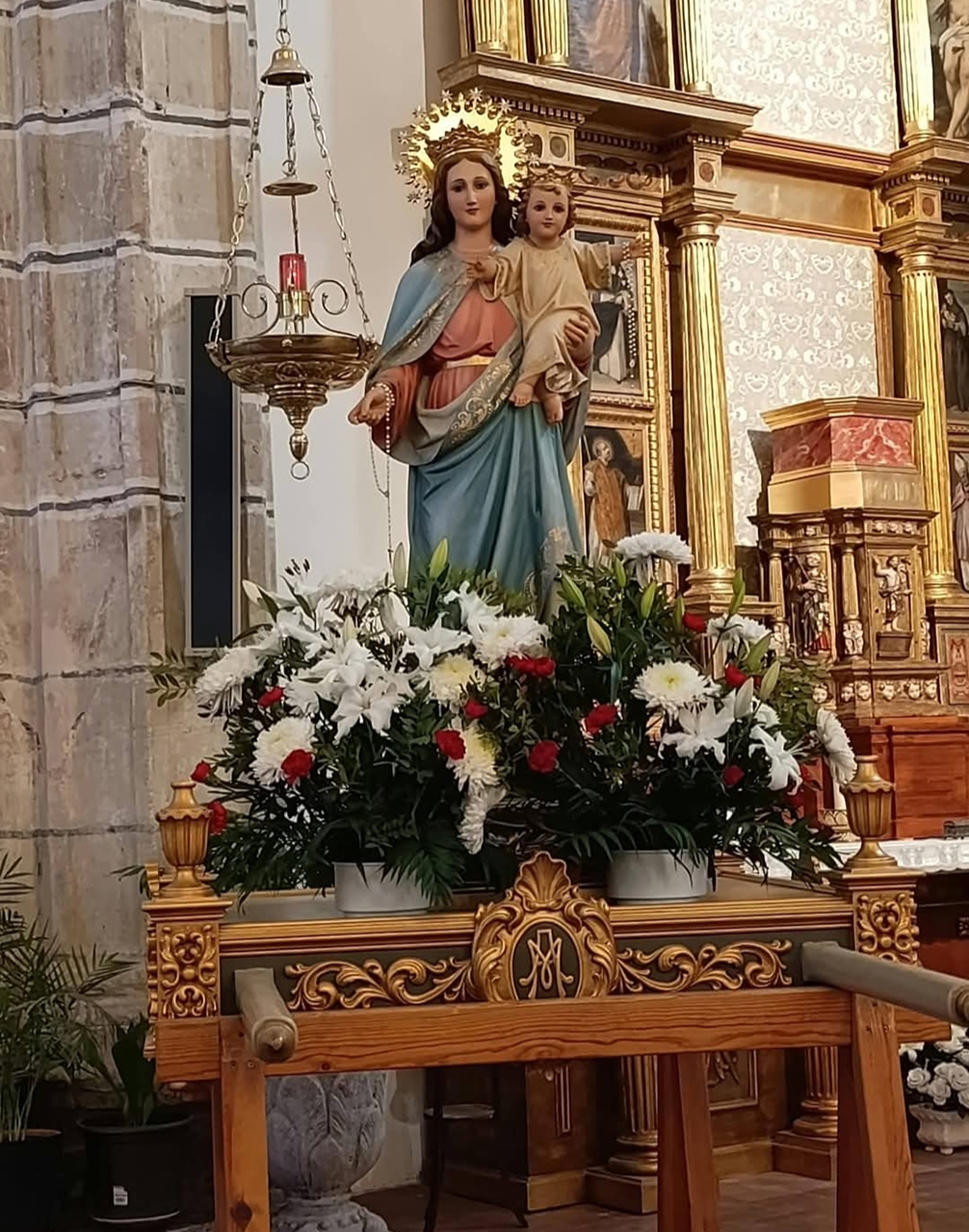 La Virgen del Rosario en Romancos 1 La Virgen del Rosario en Romancos