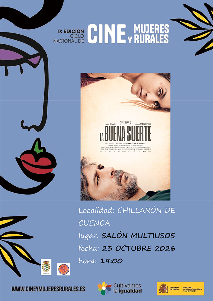 Chillarón de Cuenca proyectará cine nacional dedicado a las mujeres rurales y abre espacios de debate vecinal Chillarón de Cuenca proyectará cine nacional dedicado a las mujeres rurales y abre espacios de debate vecinal