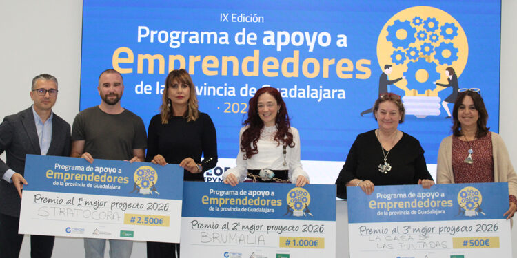 La tecnológica StratoCora gana la novena edición del Programa de Emprendedores de Guadalajara dotada con 2.500 euros