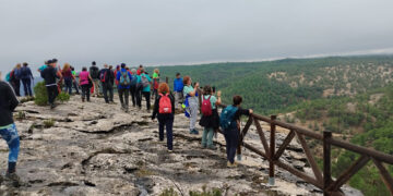 Las Majadas despide las pruebas puntuables del circuito provincial de senderismo entre los paisajes de la Dehesa de los Olmos