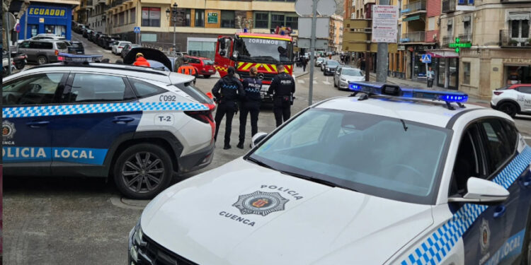 Los avisos a la Policía Local de Cuenca aumentan casi un 10% en 2026 con el tráfico y los ruidos en cabeza