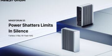 Minisforum lanza el S5, un NAS ‘all-flash’ sin ventiladores con NPU para ejecutar agentes de inteligencia artificial