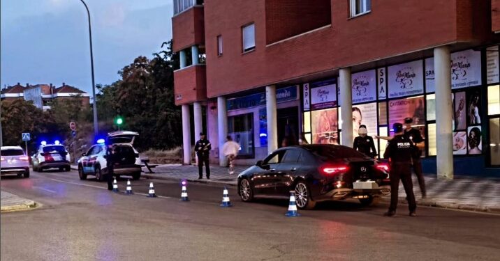 Nueve denuncias por no llevar el cinturón en un control de la Policía Local de Cuenca