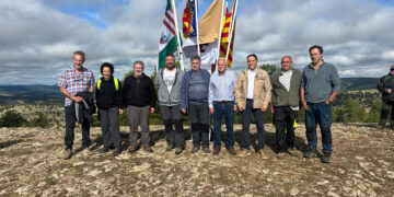 Salvacañete une a Cuenca, Teruel y Valencia con un proyecto monumental y senderista en la Cruz de los Tres Reinos
