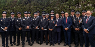 Trece nuevos agentes de la Policía Local de Cuenca toman posesión en Toledo tras superar nueve meses de academia