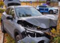 Un conductor resulta herido y atrapado tras chocar contra un árbol en la avenida de la Música Española de Cuenca