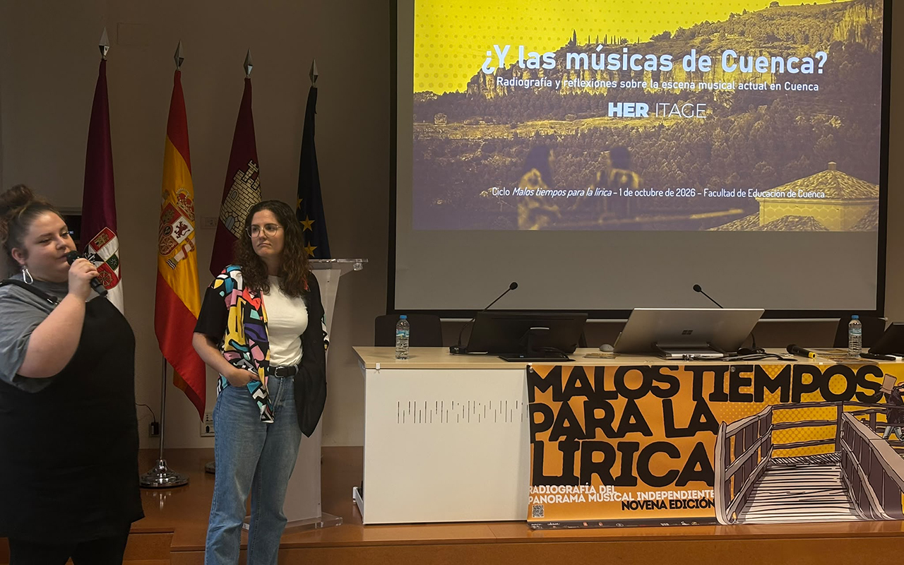 Una mirada crítica al papel de la mujer en la escena musical conquense en el estreno del ciclo 'Malos tiempos para la lírica' 1 Una mirada crítica al papel de la mujer en la escena musical conquense en el estreno del ciclo 'Malos tiempos para la lírica'