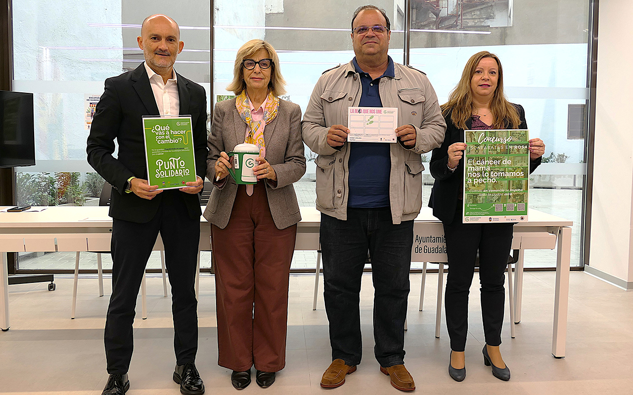 Una ruta por 34 comercios de Guadalajara recauda fondos contra el cáncer de mama Una ruta por 34 comercios de Guadalajara recauda fondos contra el cáncer de mama