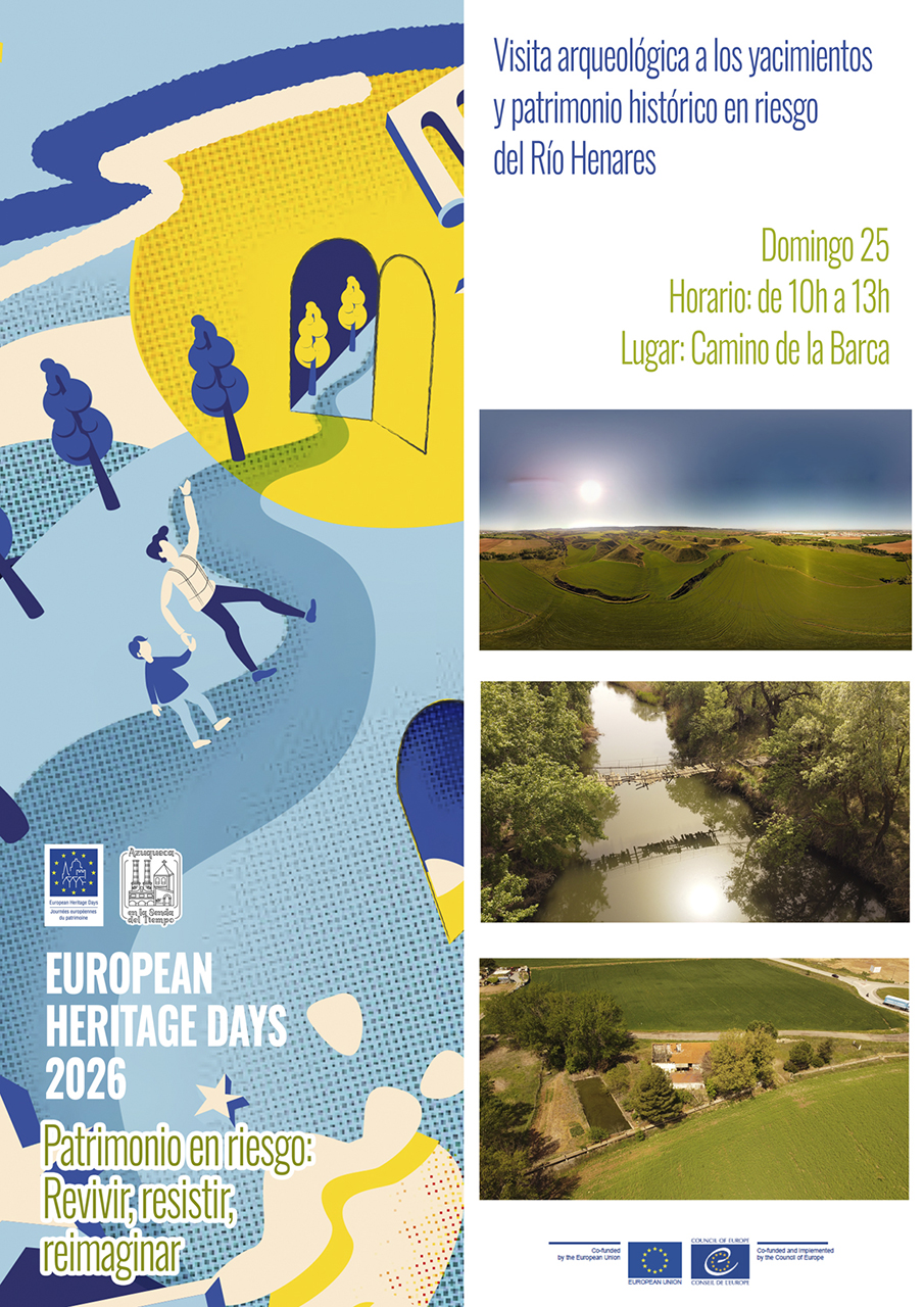 Visita arqueológica a los yacimientos y el patrimonio histórico en riesgo del río Henares Visita arqueológica a los yacimientos y el patrimonio histórico en riesgo del río Henares