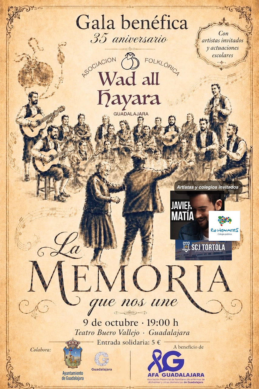 Wad-all-Hayara sube a escena el folclore de Guadalajara para arropar a los enfermos de alzhéimer 1 Wad-all-Hayara sube a escena el folclore de Guadalajara para arropar a los enfermos de alzhéimer